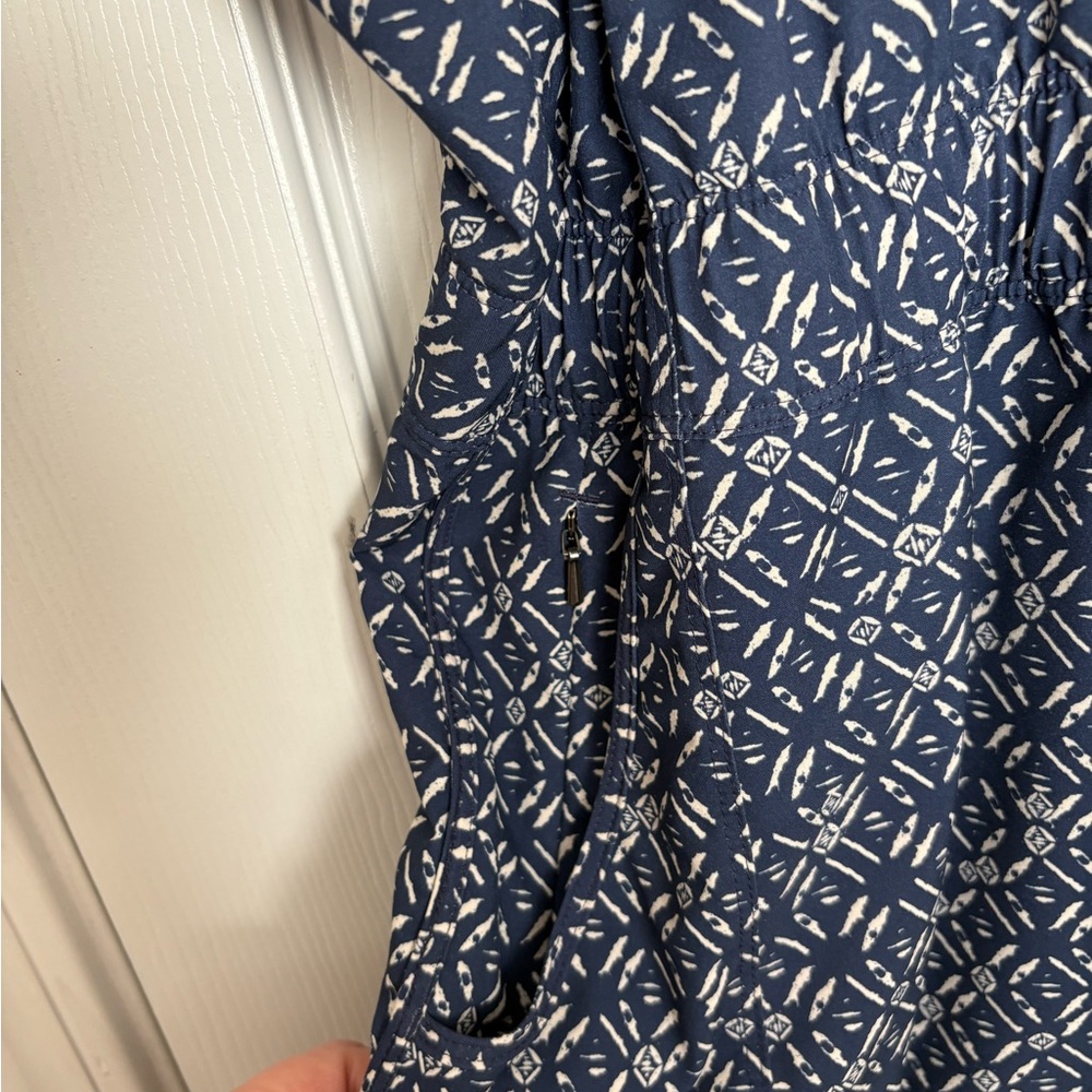 Patagonia Fleetwith Navy Patterned Sleeveless Dre… - image 2